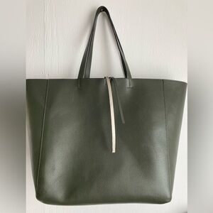 Reversible Elegant Black/silver Tote Bag